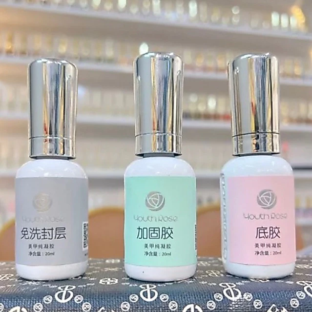 Base Top Cứng móng hoa hồng chính hãng mẫu mới 20ml
