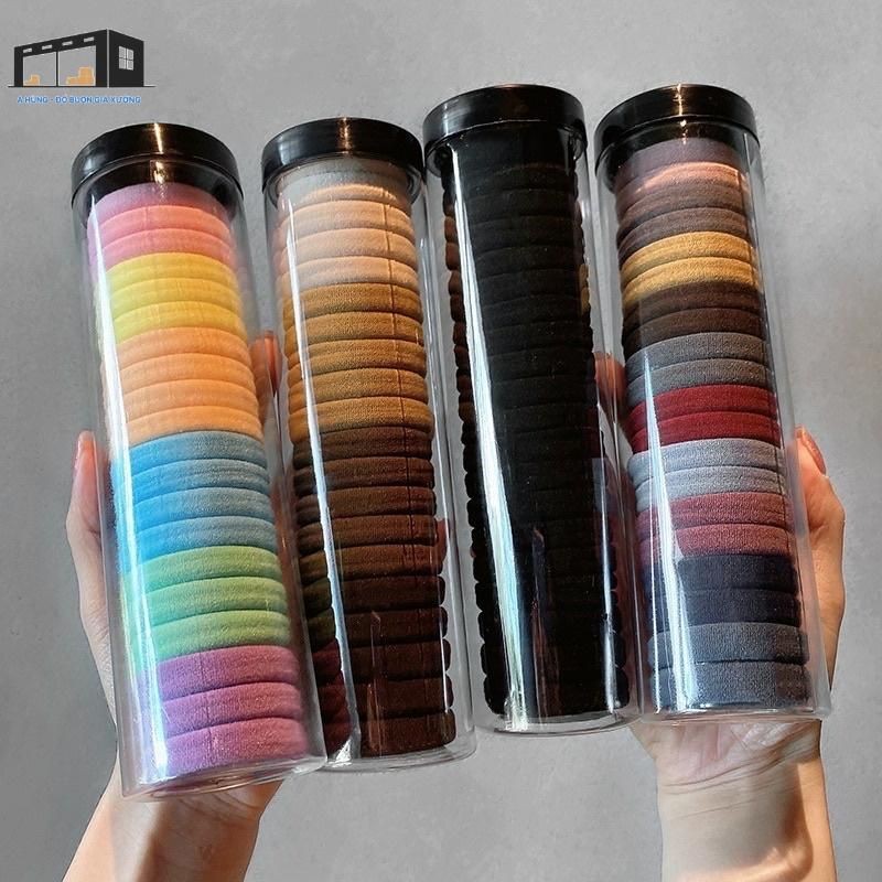 Set hộp 20 cái dây chun buộc tóc nhiều màu [ngocanhngocanh98]