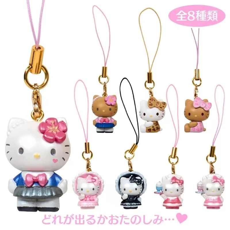 Sanrio NIC KT Series Hộp Mù Hello Kitty Móc Khóa Dễ Thương Mặt Dây Chuyền Đồ Chơi Trẻ Em Quà Tặng Trang Trí