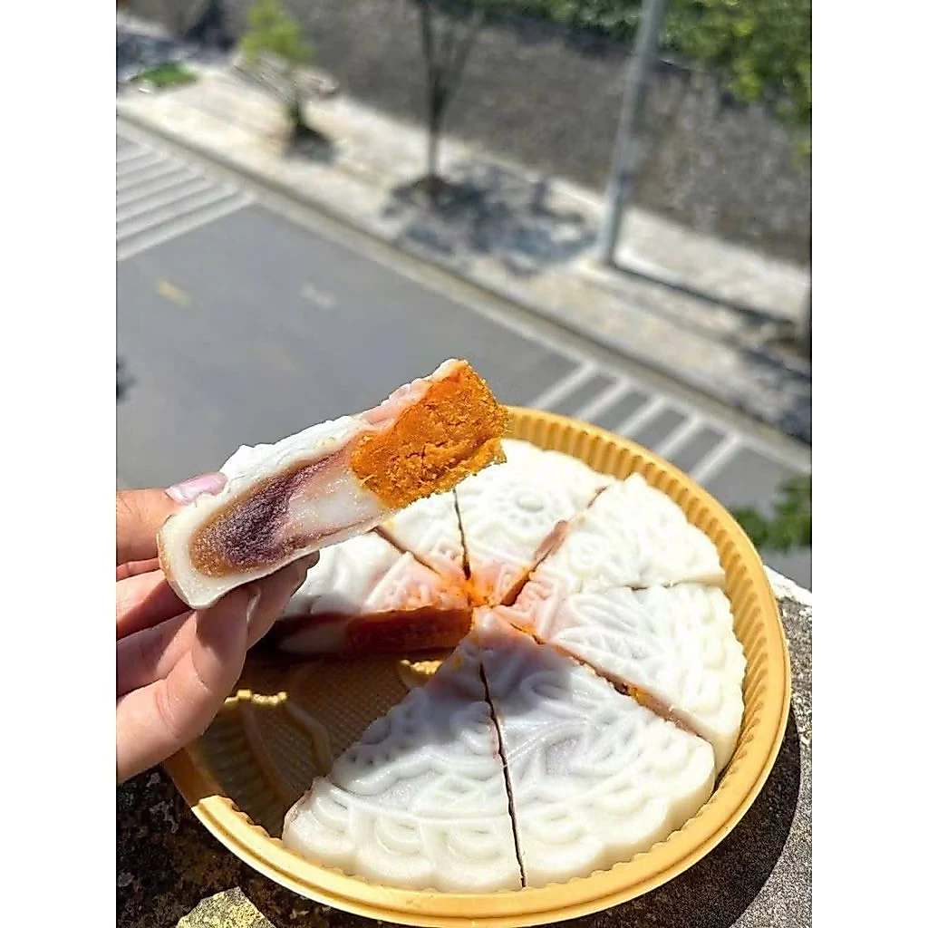 Bánh dẻo mochi trứng muối chà bông 500gam