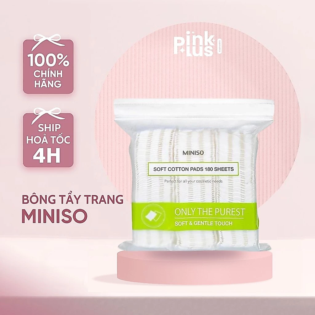 Bông tẩy trang Miniso Nhật Bản