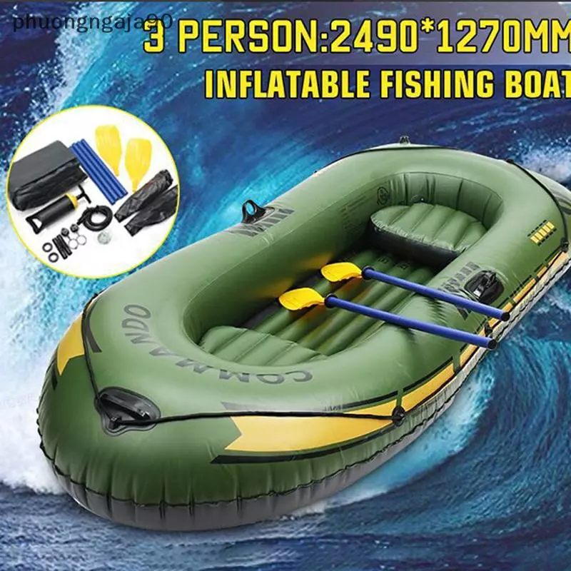 PVC ghế Inflatable đệm không khí Mat không thấm nước Inflatable thuyền đánh cá đệm