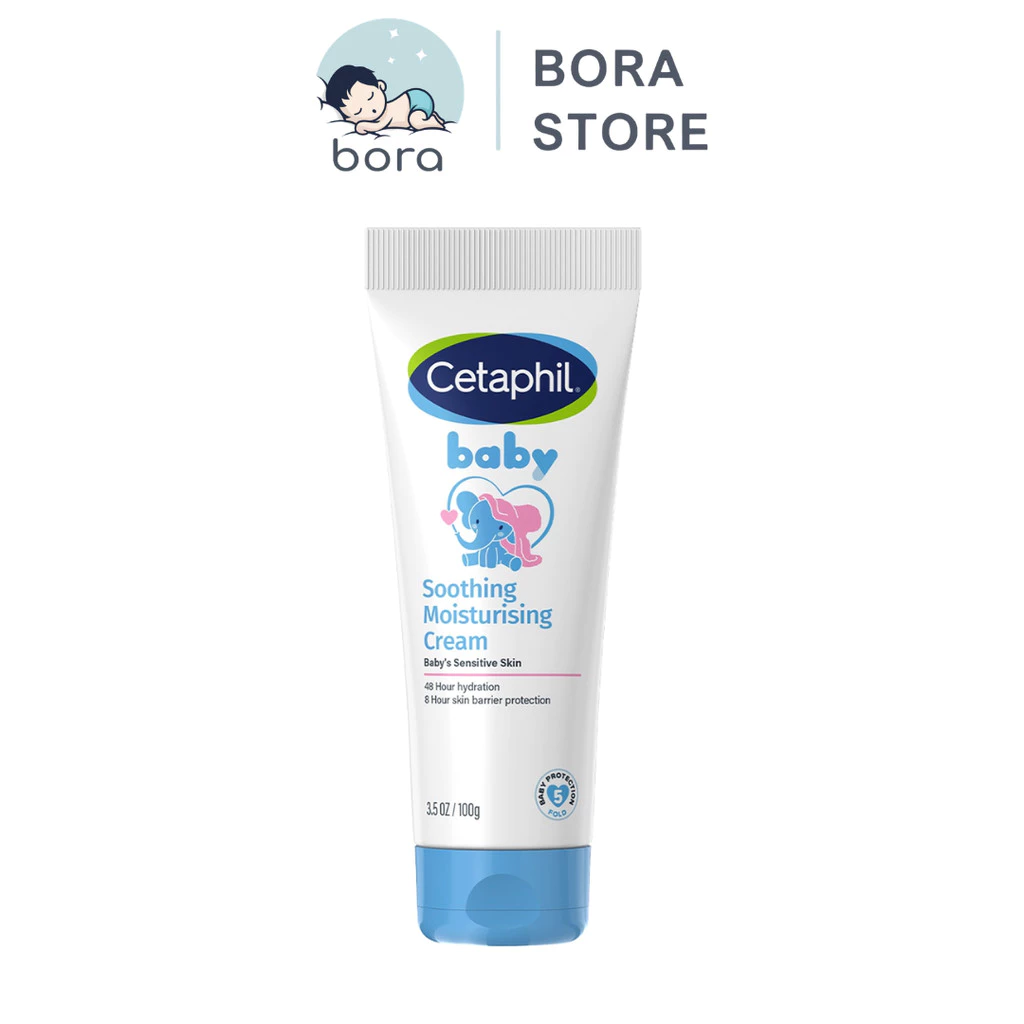 Kem dưỡng ẩm và làm dịu cho bé Cetaphil Baby Soothing & Moisturising Cream tuýp 100g
