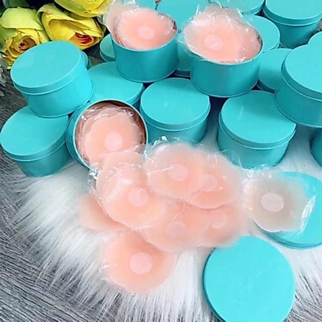 Hộp 10 Miếng Dán Nhũ Hoa Silicon cho nữ Siêu Mềm