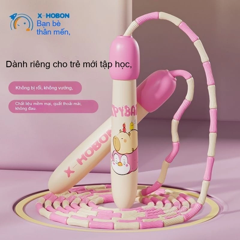 Dây nhảy thể dục cho trẻ em học sinh năm nhất Capibara 3 đến 6 tuổi bỏ qua lễ hội dây tre mẫu giáo có thể điều chỉnh