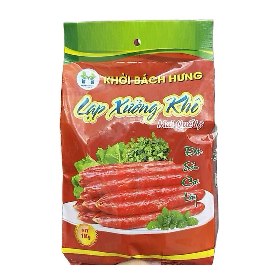 1kg Lạp xưởng khô mai quế lộ truyền thống (1túi 1kg)- Khởi Bách Hưng