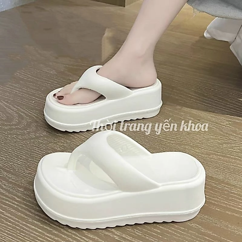 Dép Tông Kẹp Xỏ Ngón Đế Cao 6,5 cm Thời Trang Cao Cấp