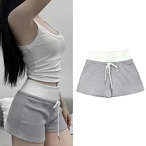 Quần short phong cách Hàn Quốc ( QUẦN ZIP ) dáng rộng cạp chun M10109