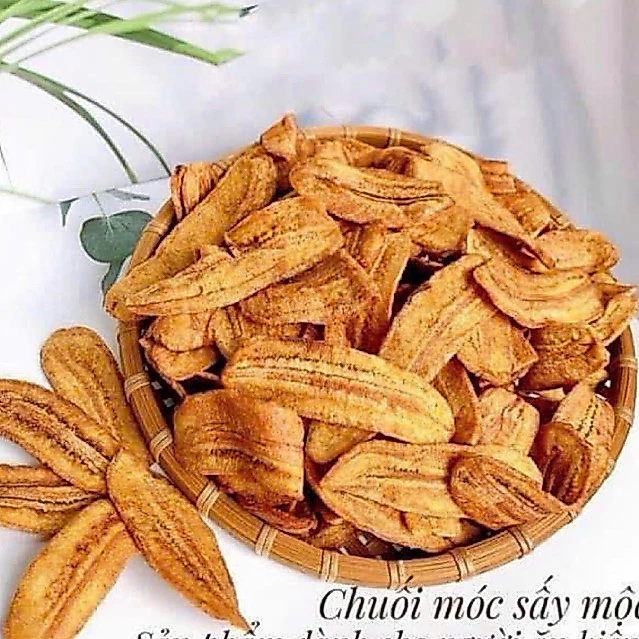 Chuối sấy mộc, sấy giòn không đường