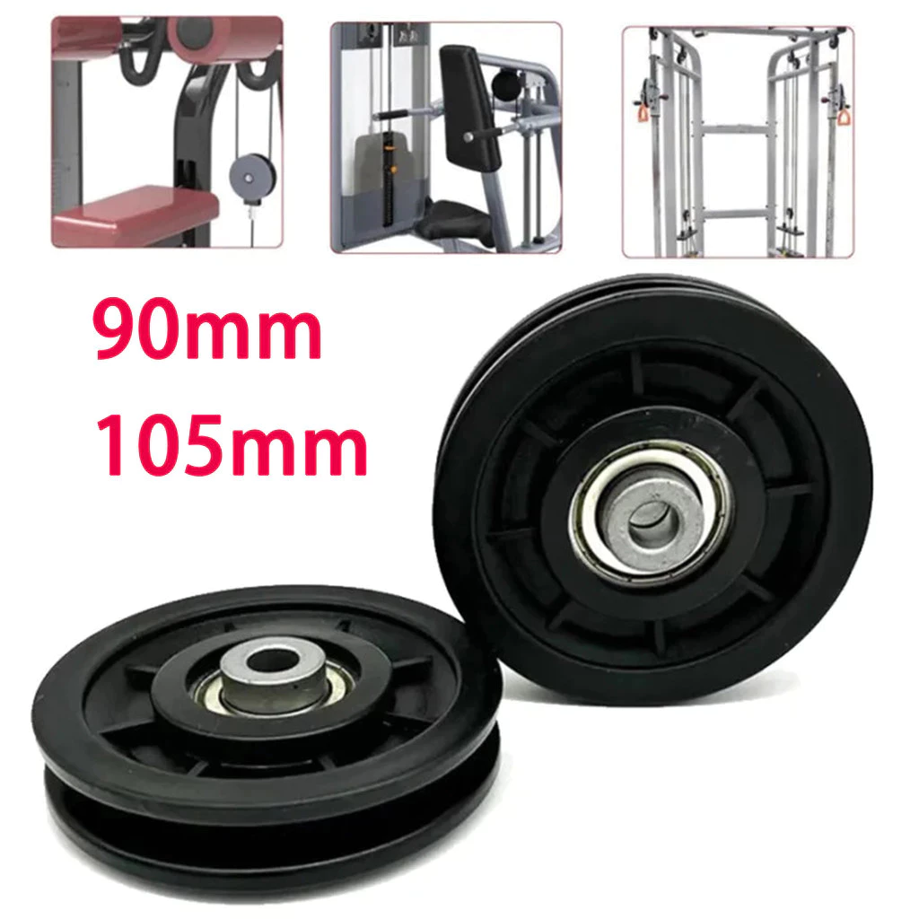 Ròng rọc tập gym, Bánh xe ròng rọc phụ kiện hỗ trợ tập gym chuyên dụng, 90mm/105mm chuyên dụng - Vòng Bi Cao Cấp-TOOLIX