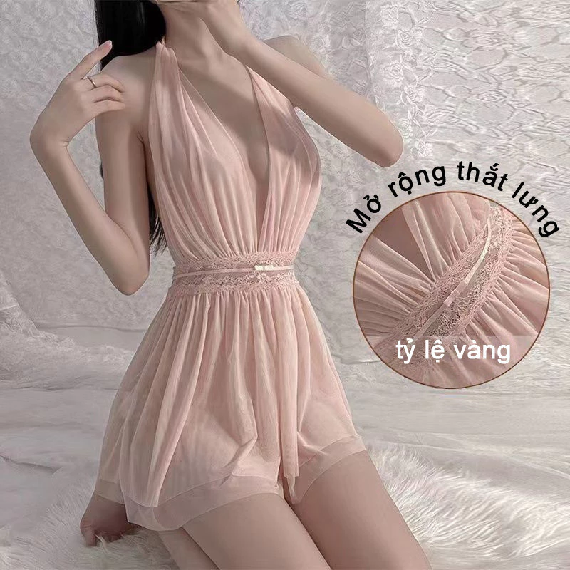 Gợi cảm - Bộ đồ ngủ trong suốt dành cho couple, thoải mái và quyến rũ