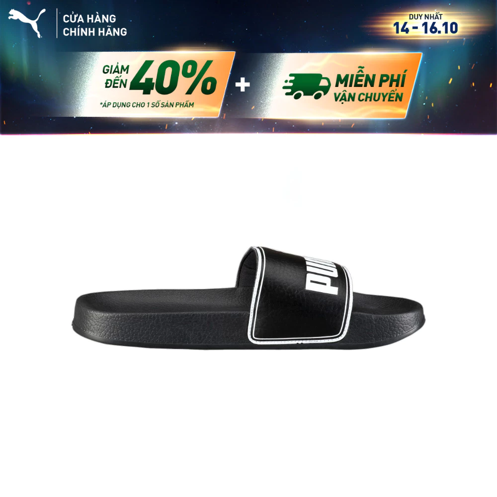 Dép quai ngang PUMA Unisex Leadcat Màu Đen