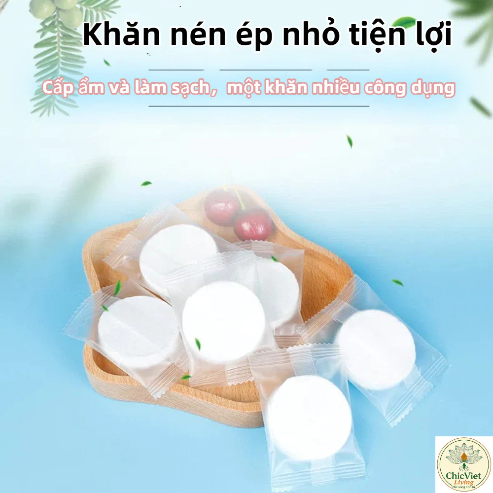 Khăn Giấy Nén Du Lịch Hình Viên Kẹo