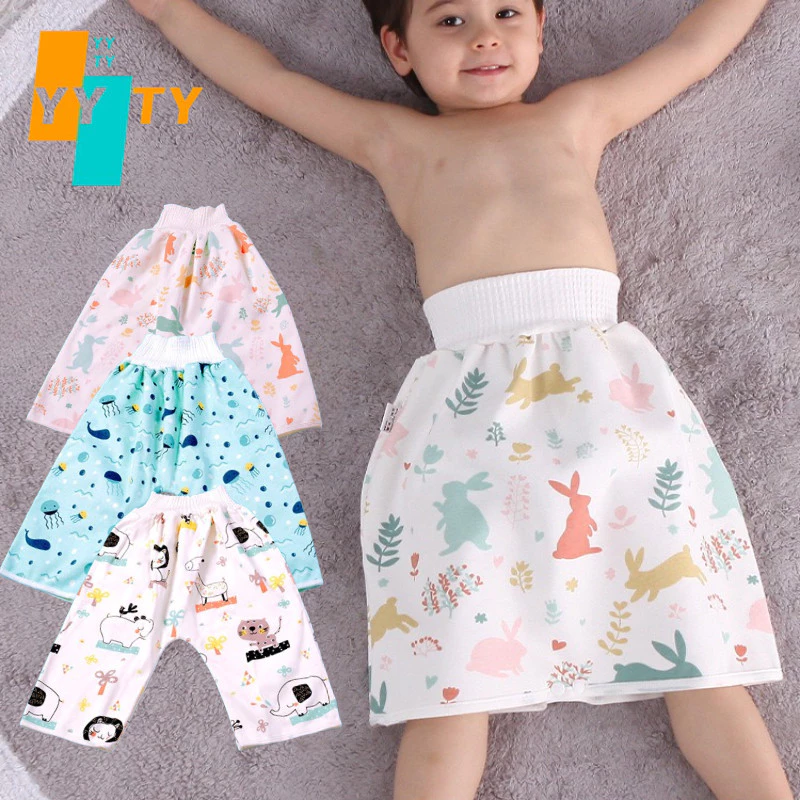 YYTY Quần váy trẻ em bằng vải cotton chống thấm nước,Mềm mại thoáng khí, có thể tái sử dụng
