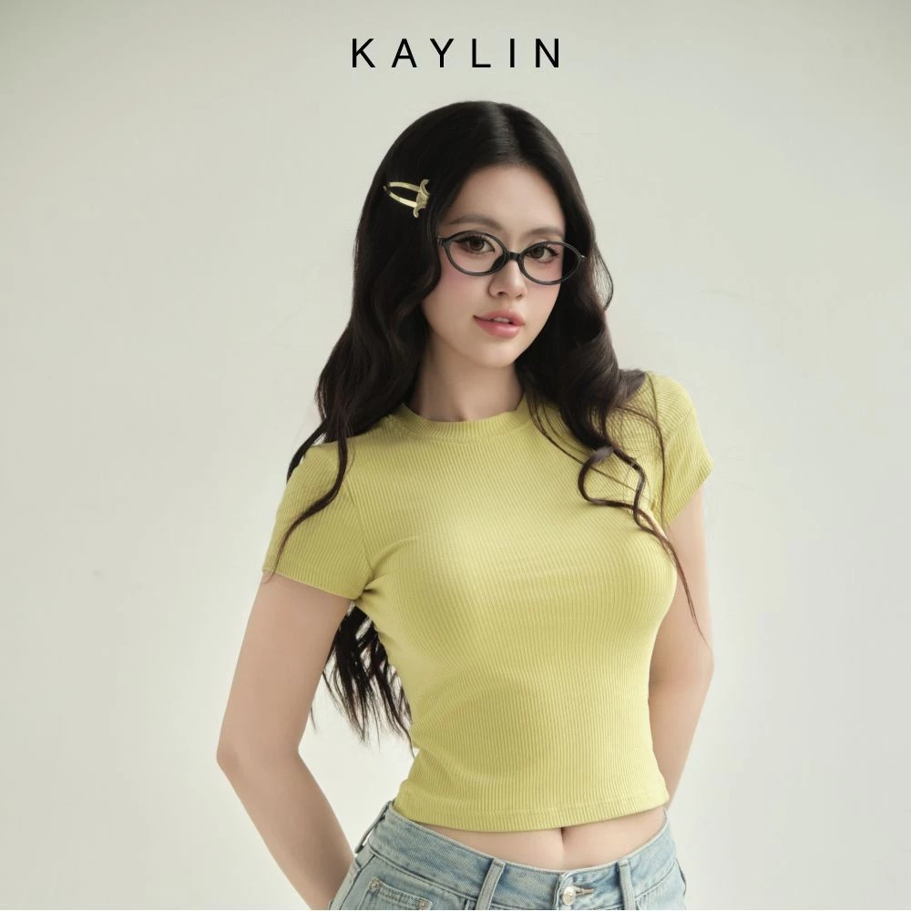 Áo thun KAYLIN form Baby Tee chất vải thun cotton co giãn phong cách BST Hè 2025 - N2469