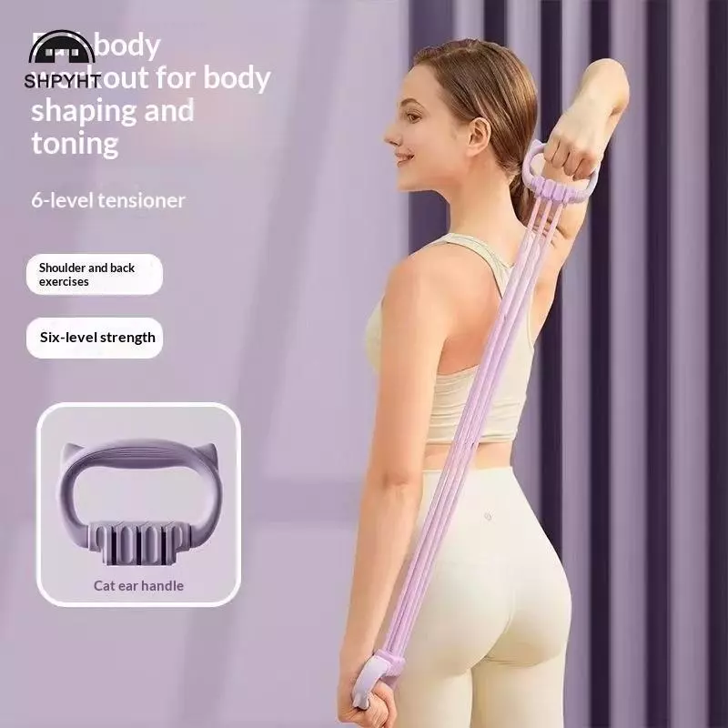 [SHPYHT] Dây kháng lực có tay cầm và dây đeo thể thao có ống kháng lực có thể tháo rời Thích hợp để tập thể dục Vật lý trị liệu mới