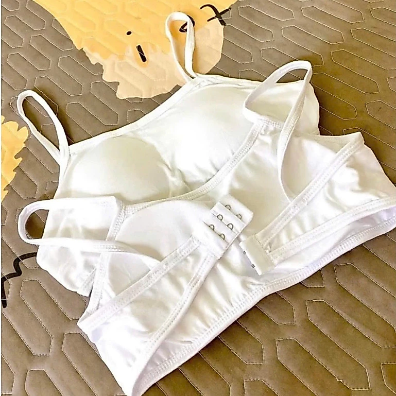 Áo Bra Cotton Học Sinh Cài Sau Kèm Mút Đệm Chất Mềm Mịn  mã CC1