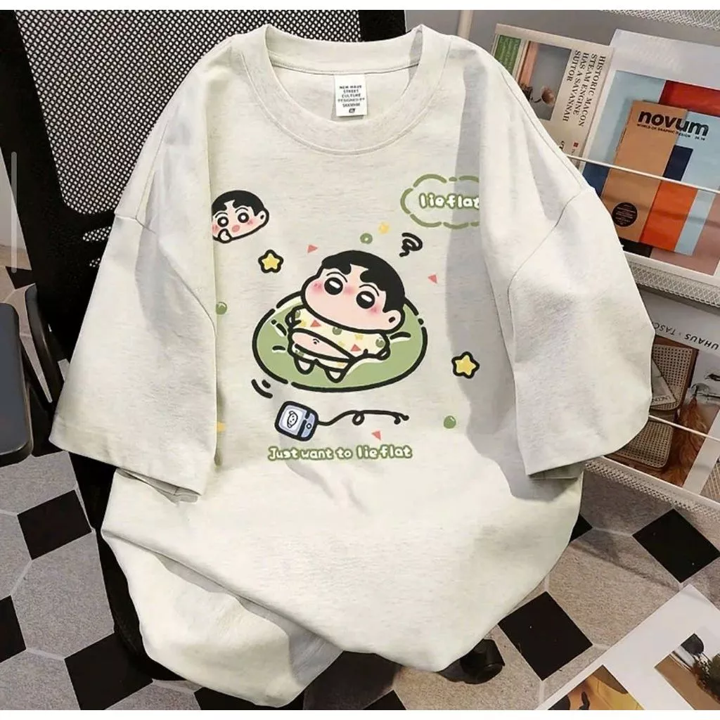 Áo phông nữ 3158: thiết kế thoải mái, họa tiết dễ thương, chuẩn trendy-hdfgsgsfry
