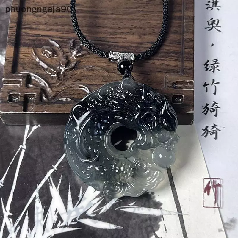 Rồng Phượng Mặt dây chuyền vòng cổ cho phụ nữ cô gái, tốt lành quyến rũ Vòng cổ