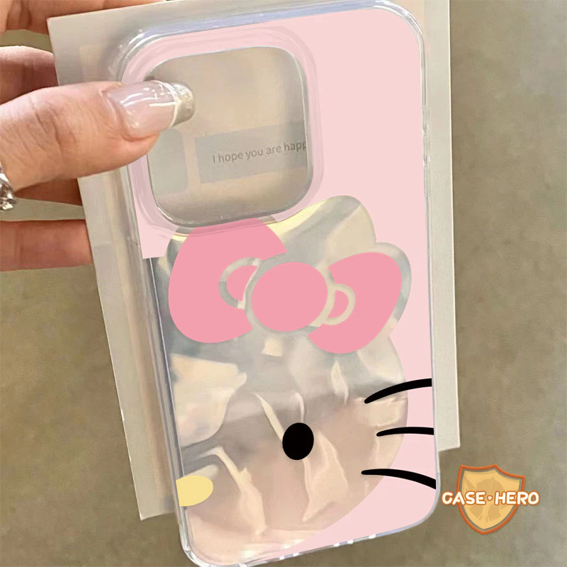 Ốp điện thoại mềm hình mèo con dễ thương màu hồng Dreamy Bow cho Redmi 14C 10C 13C 12C 9C 9 10A NFC 9A 12 13 Pro A1 11s 8 9T 12 A3 10 13C 11 10s 9 A2 Note 10 Cover