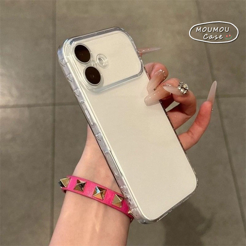 Ốp Lưng Cho IPhone 15 17 16 11 14 13 12 Pro Max XR X XS Max 7 16 8 Plus AIR Bìa mềm chống rơi trong suốt đơn giản