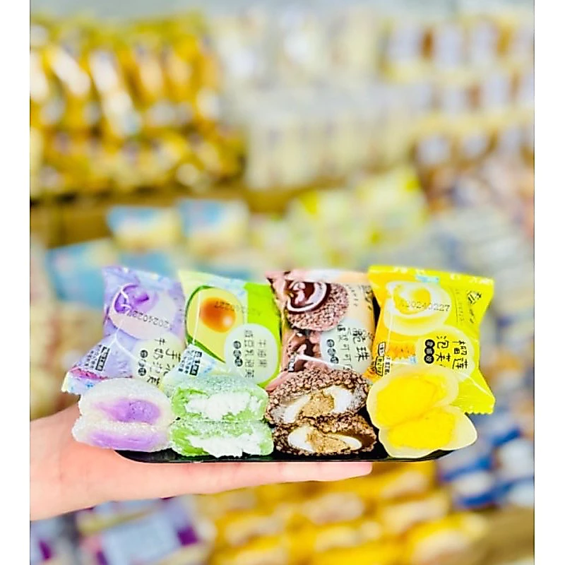 MOCHI ĐÀI LOAN KEM LẠNH,mochi sầu,vị bơ,khoai môn,đậu nành.mochi phủ dừa