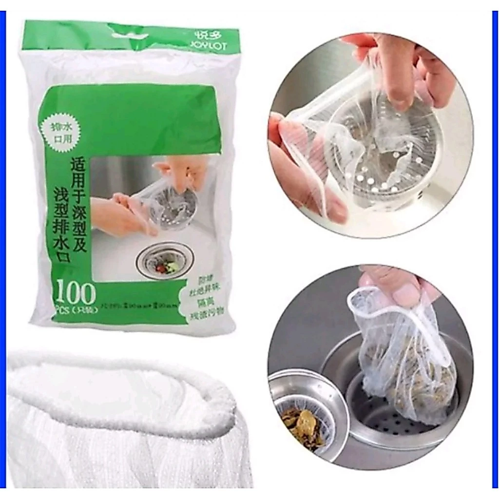 (Mua 10 tặng 1)COMBO 10 BAO TÚI LƯỚI LỌC RÁC CHO BỒN RỬA CHÉN BÁT tặng 1 bao