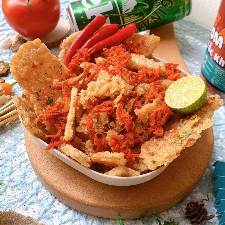 Hũ 300gr Cơm cháy lắc khô bò thơm ngon