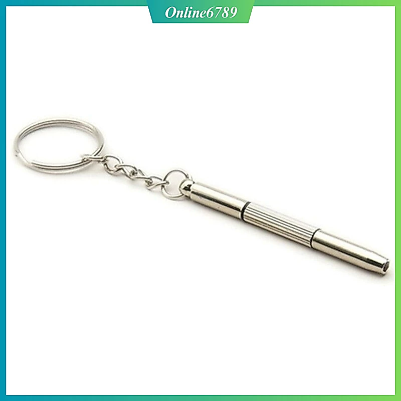 Móc chìa khóa đa năng để trang trí, sửa chữa gọng kính, điện thoại, máy tính, đồng hồ tiện dụng Mkey