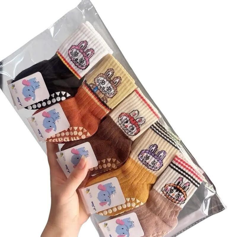 COMBO 10 ĐÔI TẤT HÌNH CHỐNG TRƯỢT CHO BÉ 1-3 TUỔI