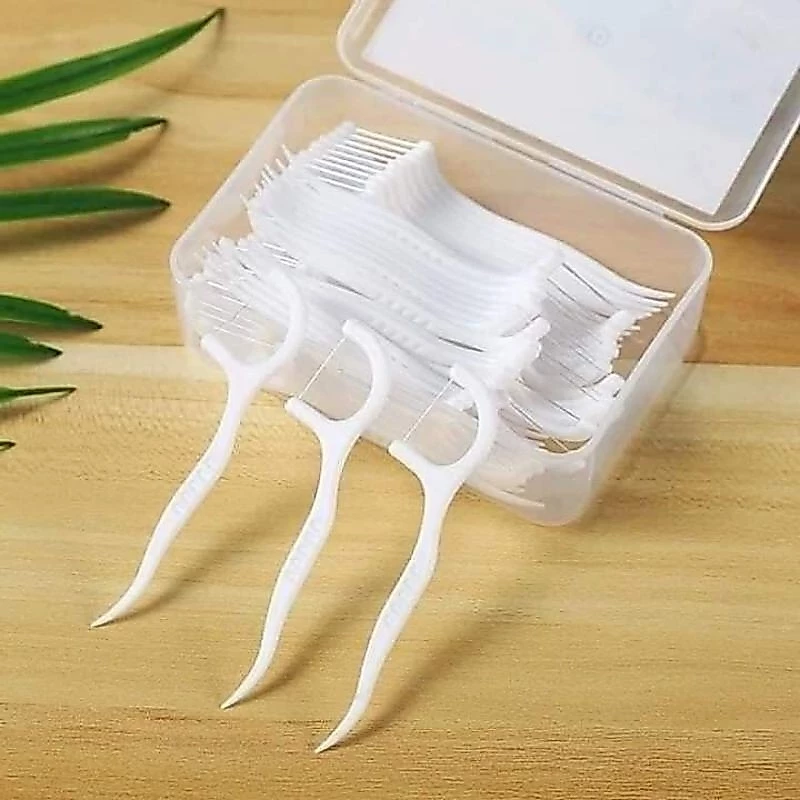 Hộp chỉ nha khoa 50c vệ sinh răng miệng sạch sẽ, nhẹ nhàng