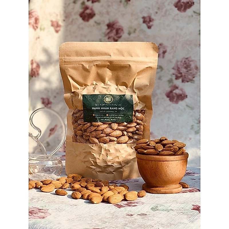 500g Hạnh Nhân Tươi Mỹ (Hạnh nhân sống)