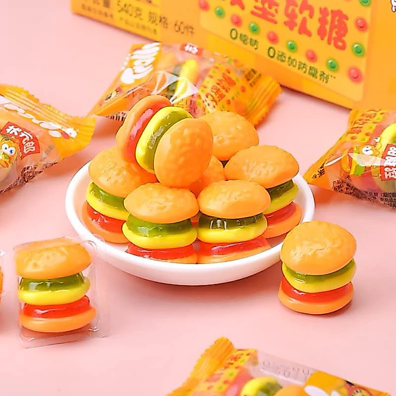KẸO DẺO HAMBURGER TRÁI CÂY 500G