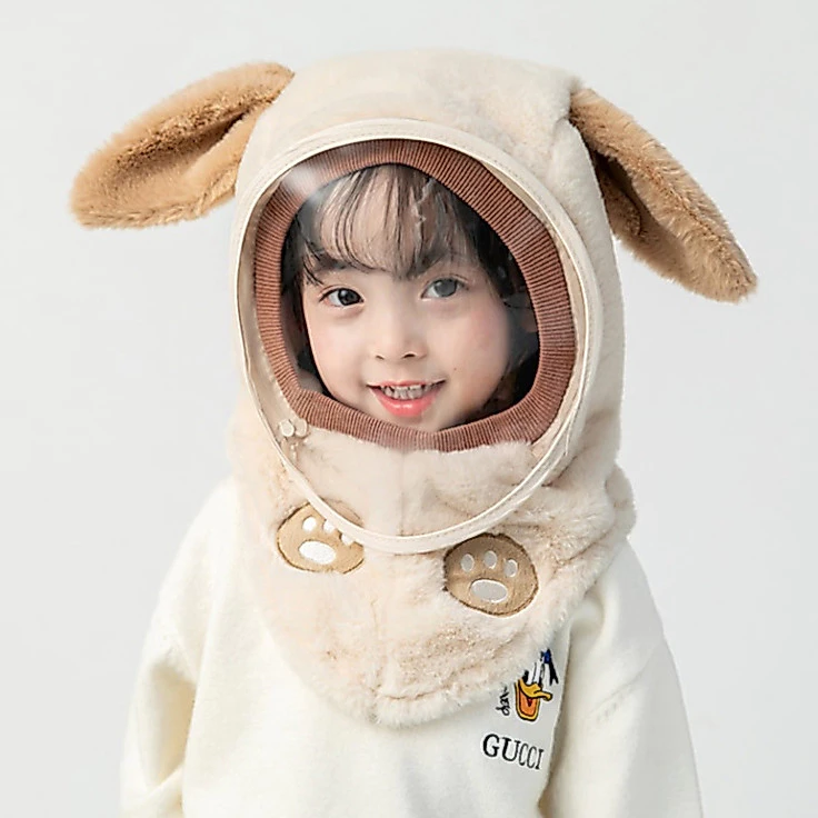 Mũ Lông Mùa Đông Didooglt Cho Bé - Mũ Len Kèm Kính Chắn Gió Chắn Bụi An Toàn Tiện Lợi Cho Bé