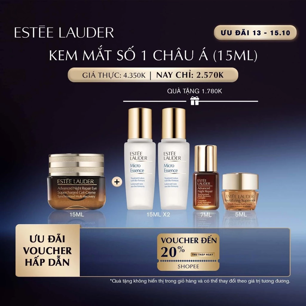 Kem mắt Estee Lauder Advanced Night Repair Eye Supercharged Gel-Crème Multi-Recovery Eye Cream 15ml