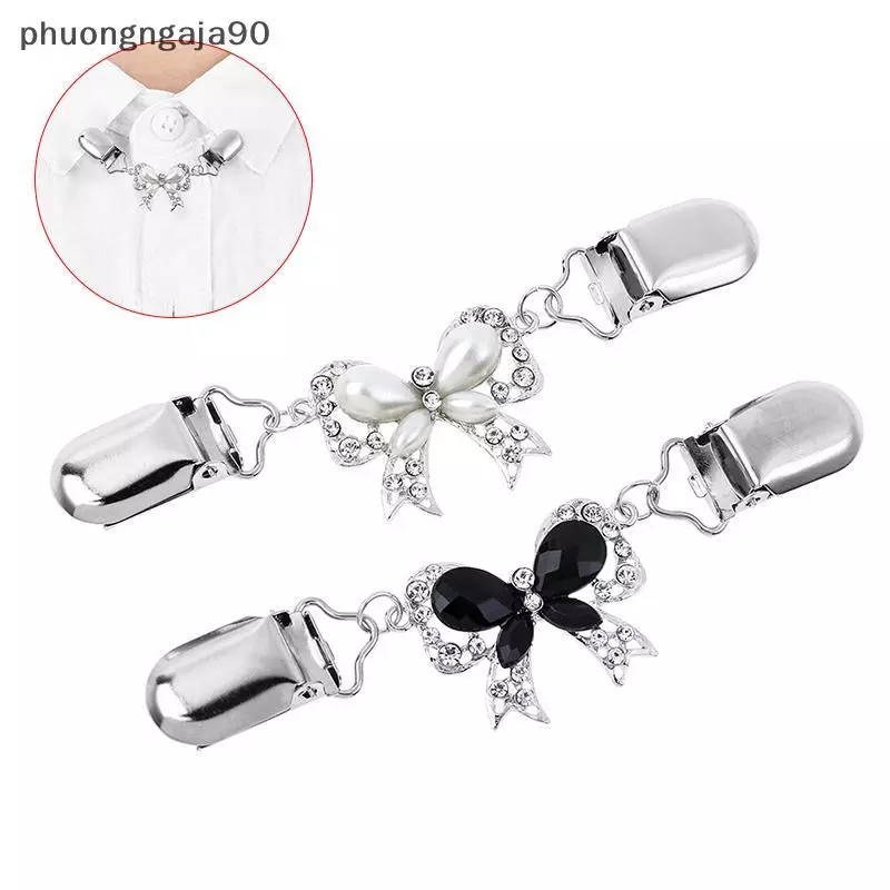 Thời trang Bow Cardigan áo len áo Pin khăn choàng Trâm Clip vịt khăn móc