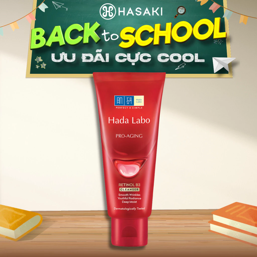 [DAILY] Sữa Rửa Mặt Dưỡng Da Chống Lão Hóa Hada Labo Pro Anti Aging Cleanser 80g Hasaki Sản Phẩm Chính Hãng