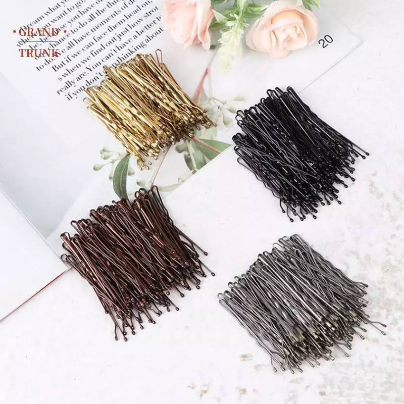 [INVN] 50 Chiếc Kẹp Tóc Vàng Nữ Kẹp Tóc Kiểu Tóc Dụng Cụ Tạo Kiểu Tóc Hairgrip Hình Chữ U Barrette Kẹp Tóc Cho Nữ Phụ Kiện Tóc Mới