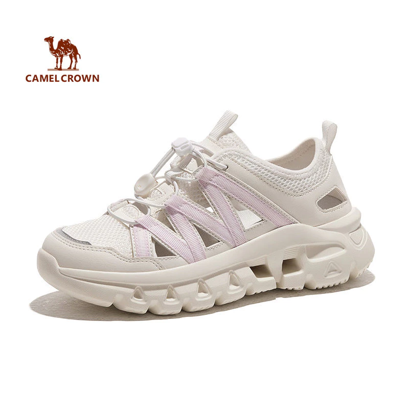 CAMEL CROWN SPORTS Thể Thao Thoáng Khí Bố Dép Nữ Đế Dày Ngoài Trời Đế Dày Chống Mài Mòn Giày Thường