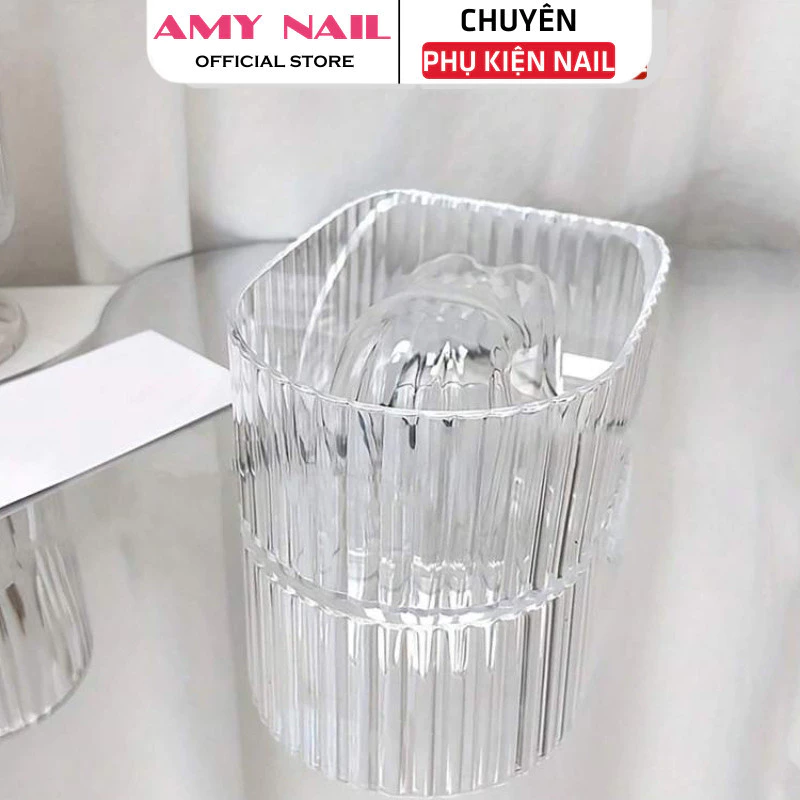 Bát Ngâm Tay Mica Cao Cấp - Dụng Cụ Tiện Lợi Khi Làm Móng