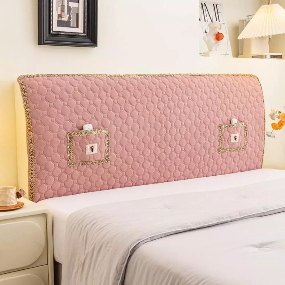 Vỏ bọc đầu giường có đệm Vỏ bọc chống bụi chống nhăn Dễ dàng làm sạch Phù hợp với Full Queen King Bọc đầu giường cho phòng ngủ chính