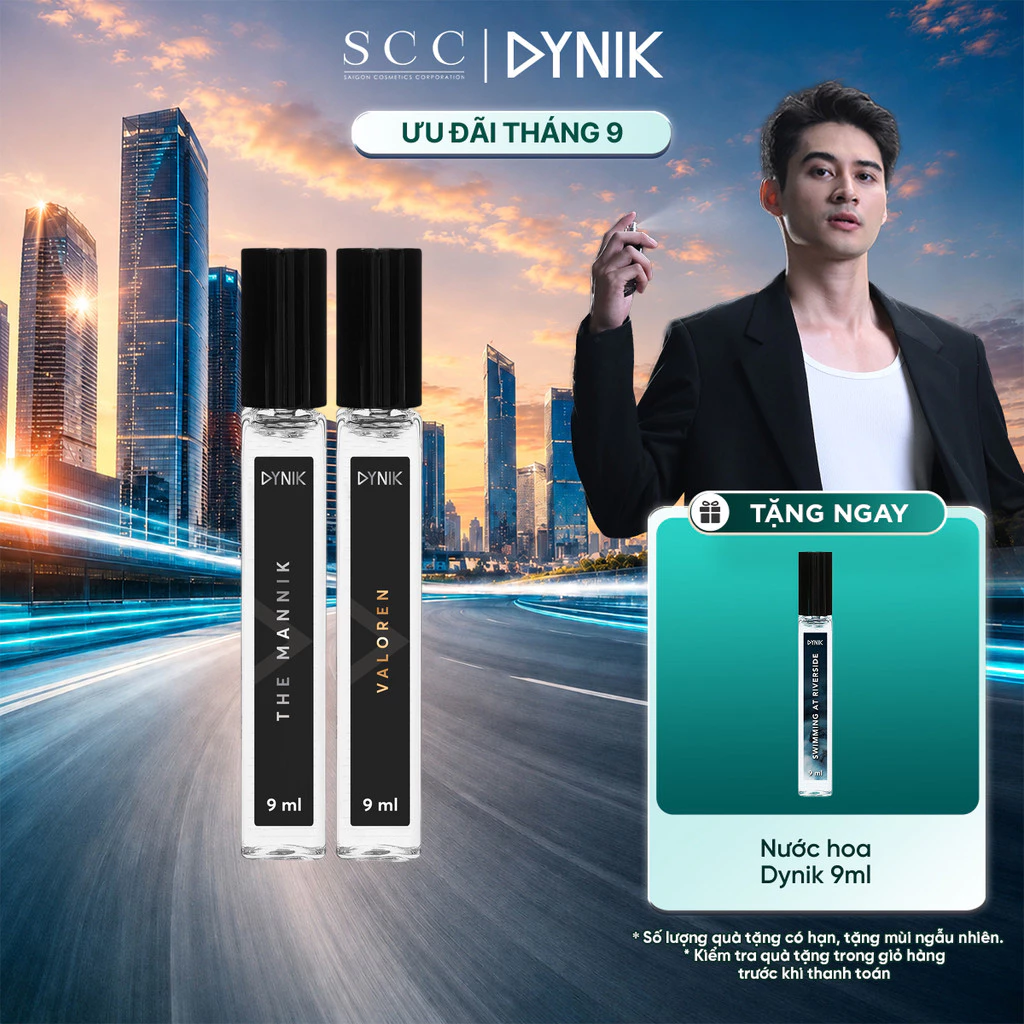 Nước Hoa Nam Cao Cấp DYNIK 9ml - Nước Hoa Nam Cuốn Hút, Mạnh Mẽ, Lưu Hương Suốt Ngày Dài