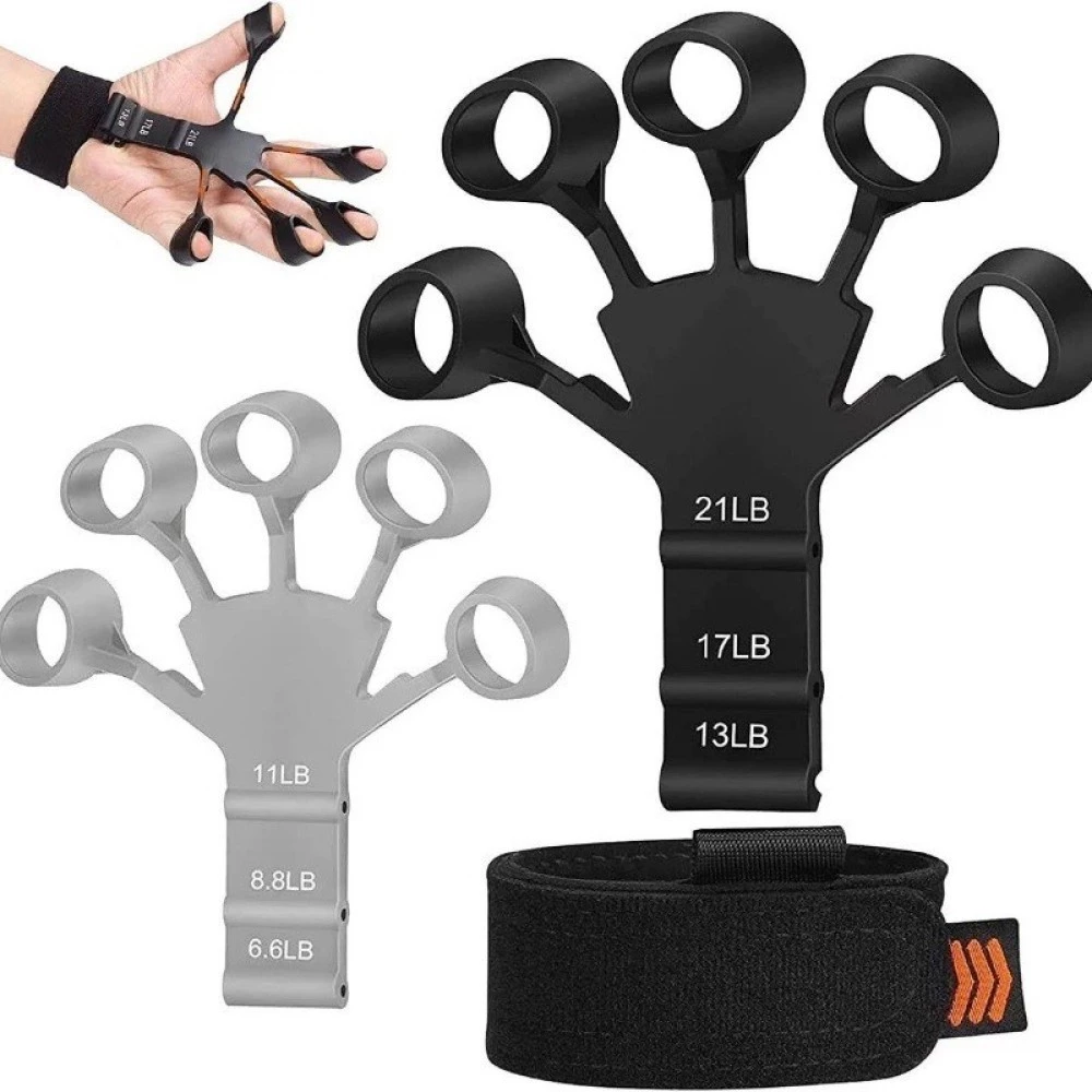 Bộ Dây Kháng Lực Đeo Ngón Tay 5 Ngón Tay 13-21 LB Luyện Tập Sức Mạnh ✨Luyoo24.vn✨