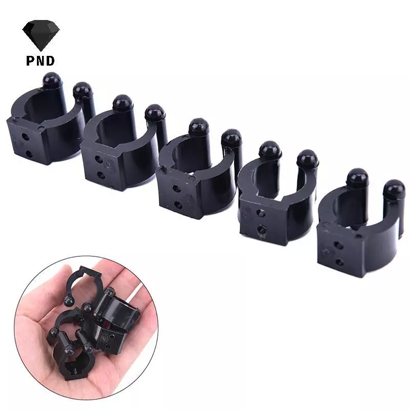 PND 5 Chiếc Câu Lạc Bộ Nhựa Kẹp Cần Câu Cá Cực Lưu Trữ Ra Đầu Kẹp Giá Đỡ raoog