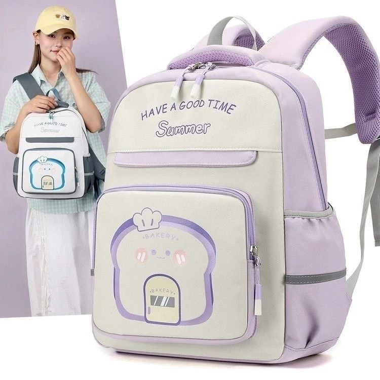 Phong Cách Mới Học Sinh Schoolbag Dung Tích Lớn Cô Gái Dễ Thương Hoạt Hình Công Chúa Ba Lô