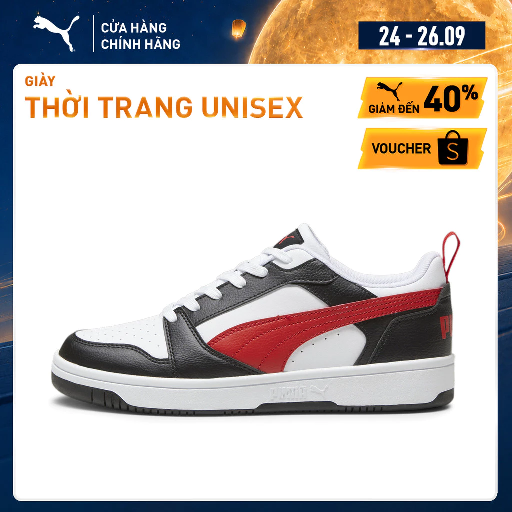 Giày thời trang PUMA Unisex Rebound V6 Low Màu Trắng