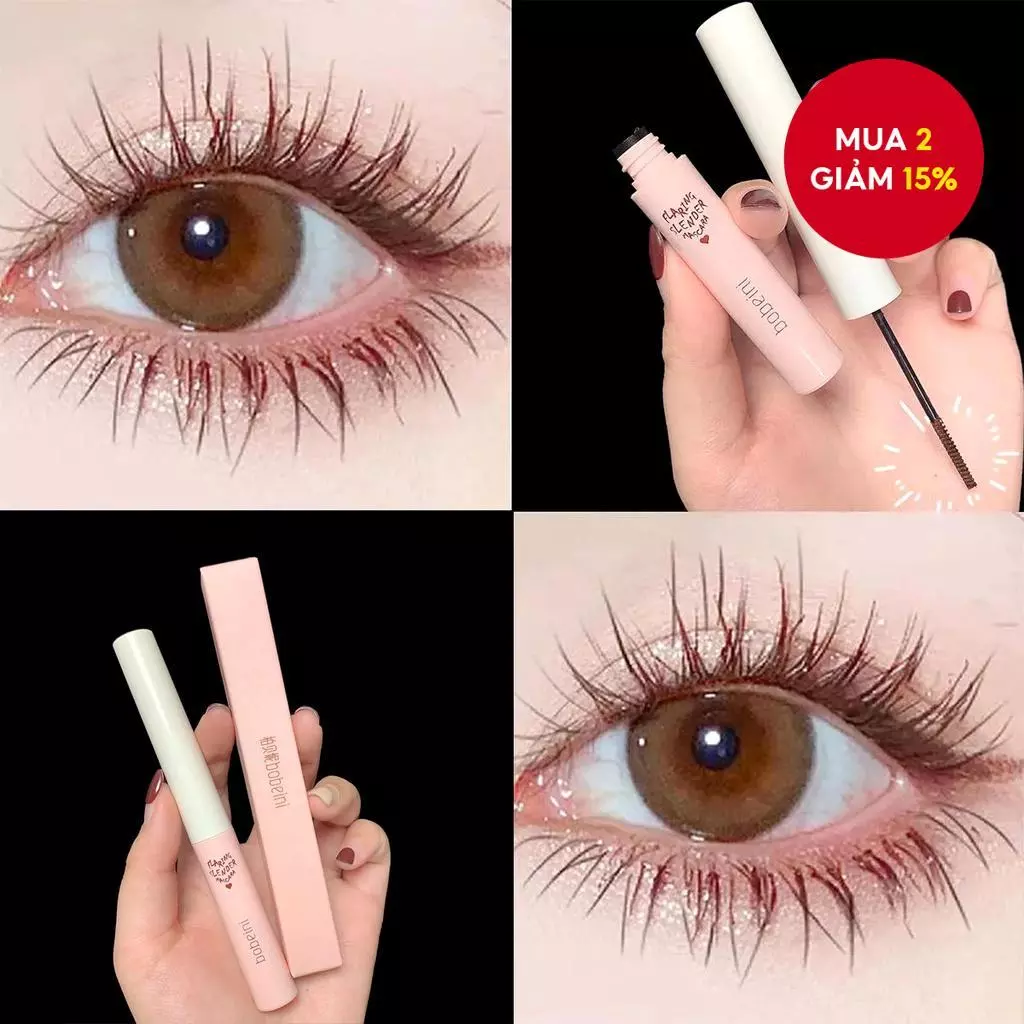 Mascara Chống Thấm Nước Lông Mi Dài Lâu Không Rơi Dễ Dàng Đầu Bàn Chải Dài Và Mỏng Tự Nhiên Mềm Mại