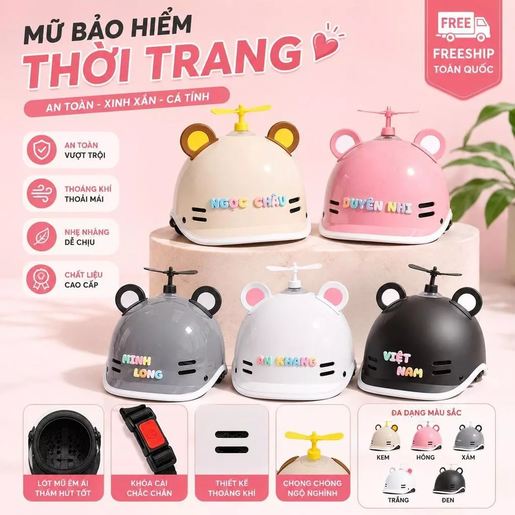 Nón Cá Heo Cao Cấp Kèm Phụ Kiện Hottrend - Chất Lượng Tuyệt Vời, Giá Sỉ Hấp Dẫn nḣất  [MQ]