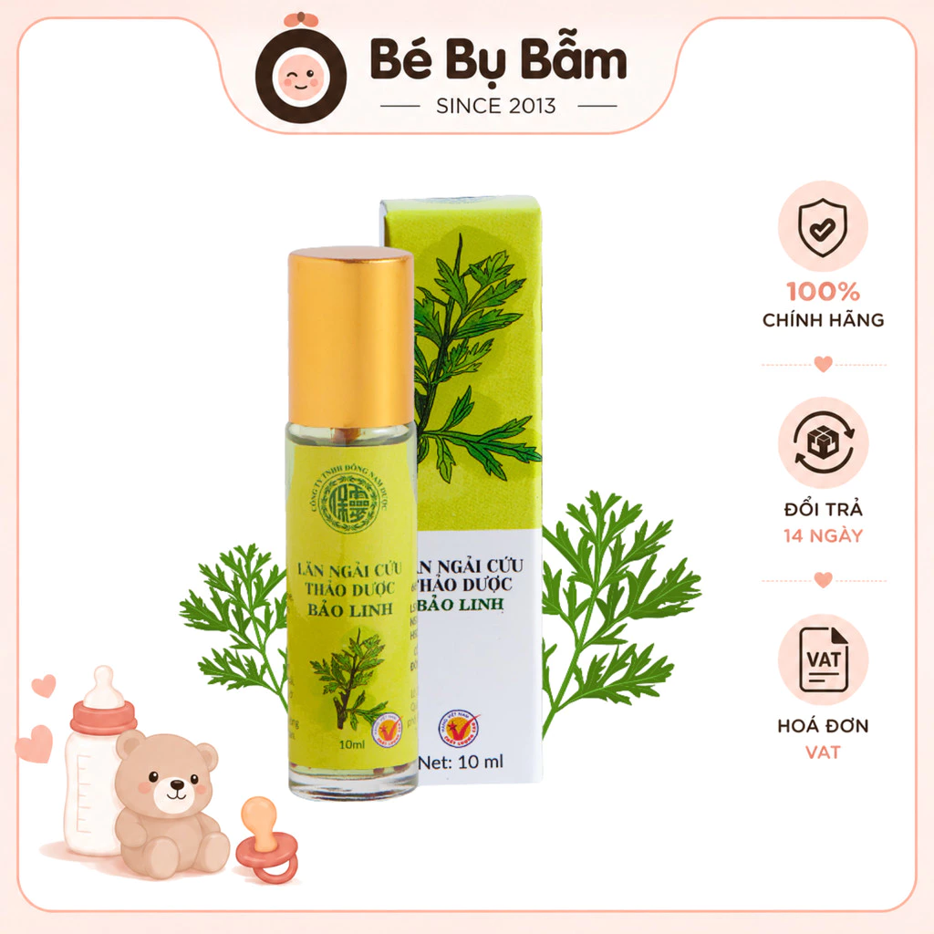 🌿 Dầu Lăn Ngải Cứu Thảo Dược Bảo Linh 10ml Chính Hãng - Xoa Bóp (Voucher Extra, Freeship)
