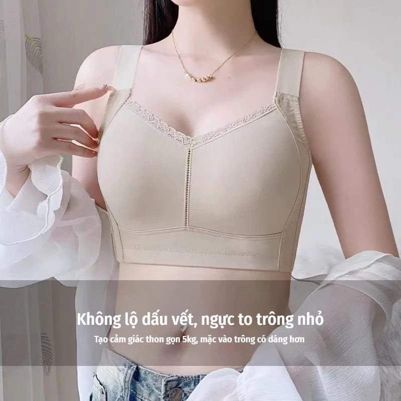 Nội y full cup mỏng nhẹ, đường may ẩn hoàn toàn, mặc áo mỏng bên ngoài vẫn mịn màng, tự tin mọi góc